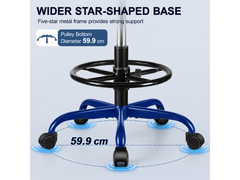 Salon Stool Adjustable Rolling Spa Stool