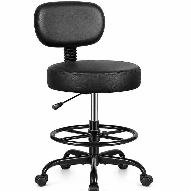 Salon Stool Adjustable Rolling Spa Stool