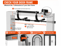 Chin Up Pull Up Bar Upper Body Workout Bar