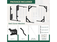 wooden Gate Installation Hardware Kit