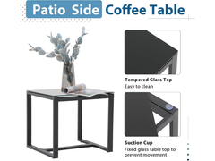 Outdoor Wicker Bistro Set