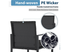 Outdoor Wicker Bistro Set