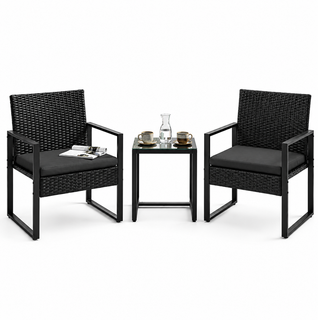 Outdoor Wicker Bistro Set