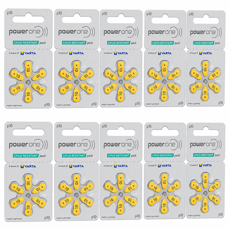 Hearing Aid Batteries Size 10