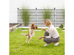 Metal Fence Panels 10 Pcs