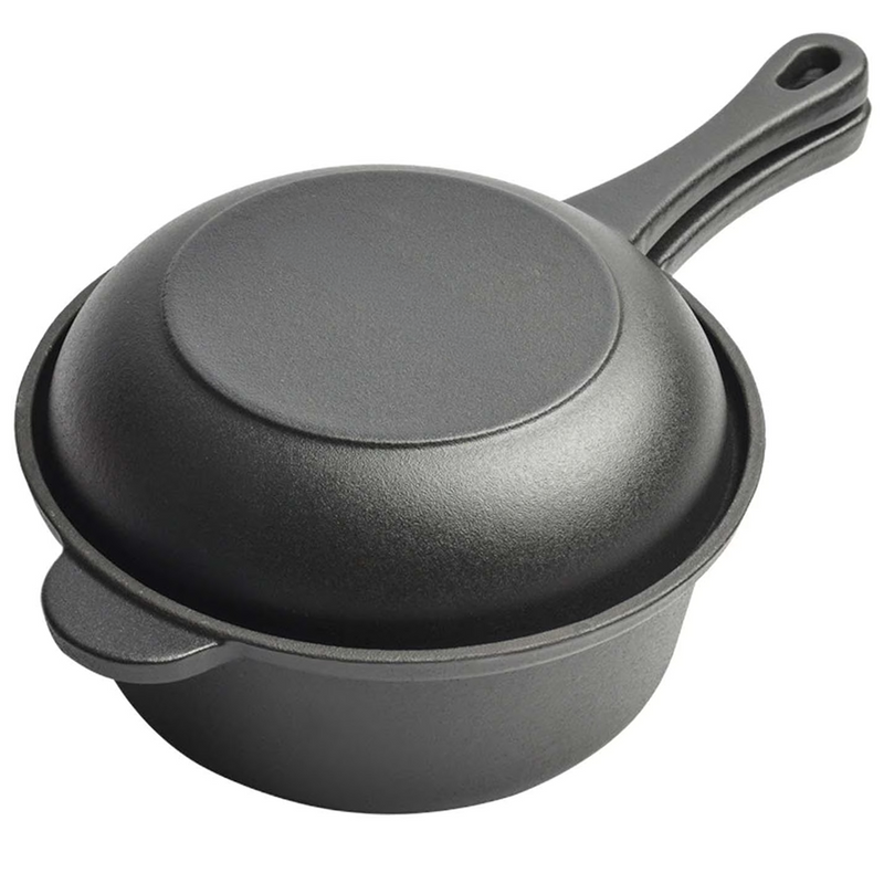 Cast Iron Saucepan with Lid