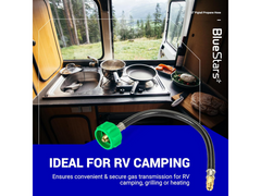 RV Propane Hose Dual Tank Connector