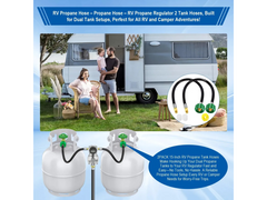 RV Propane Hose Dual Tank Connector