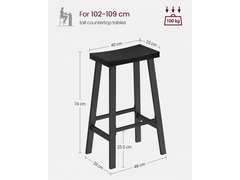 VASAGLE Bar Stools Set