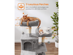 Cat Tree House Tower 173cm 168cm