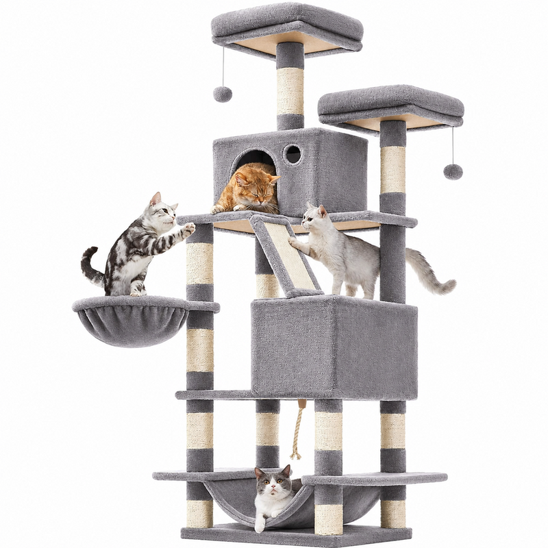 Cat Tree House Tower 173cm 168cm