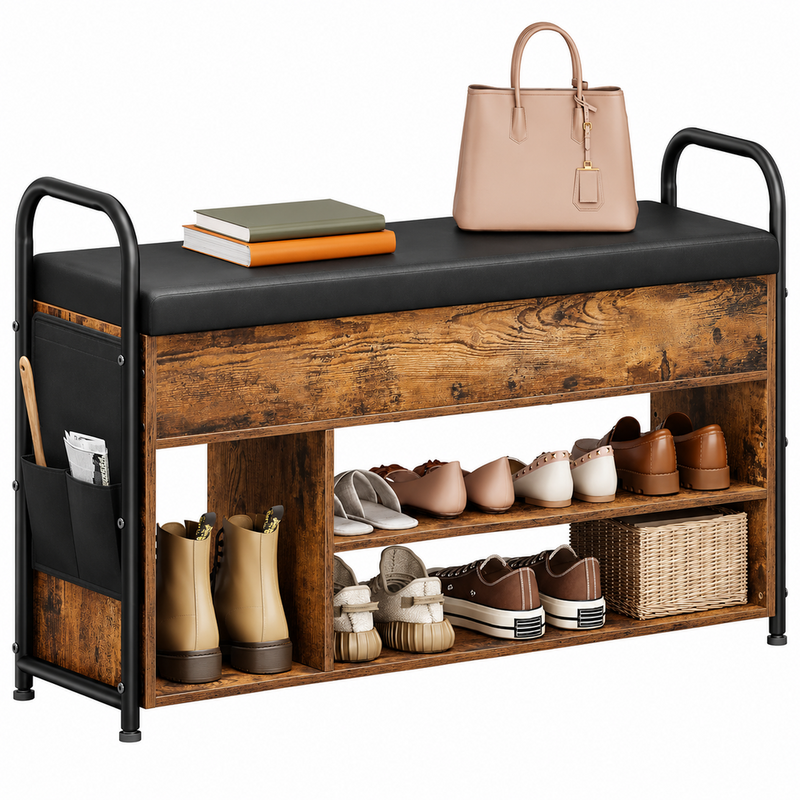 VASAGLE Shoe Storage Bench