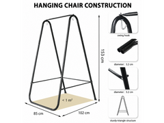 Hammock Chair Stand with Hanging Chair