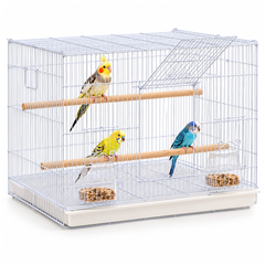 Bird Cage Parrot Aviary Perch Carrier