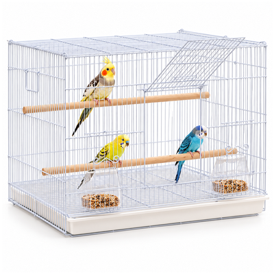 Bird Cage Parrot Aviary Perch Carrier