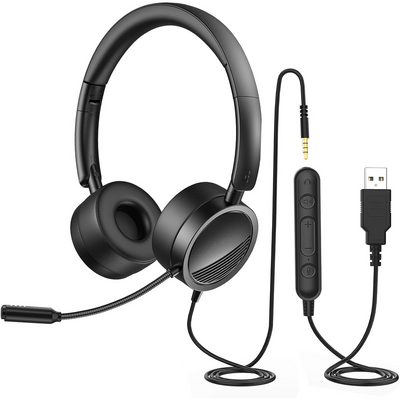 Computer Headset with Microphone