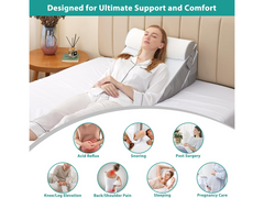 Wedge Pillow Set Memory Foam Bed Cushion