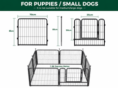 Dog Playpen Pet Playpen Fence 8 Panels