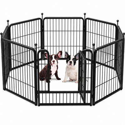 Dog Playpen Pet Playpen Fence 8 Panels