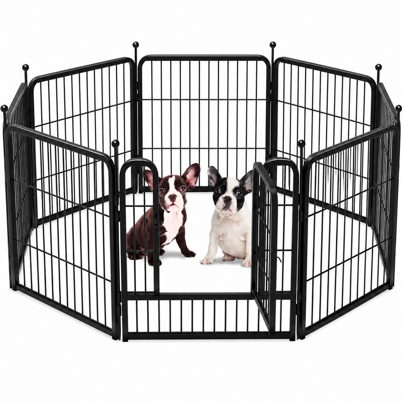 Dog Playpen Pet Playpen Fence 8 Panels