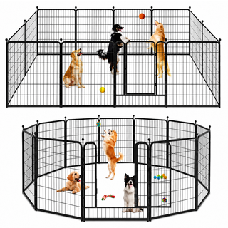 Dog Playpen Pet Play Pen 12 Panel 80*80cm