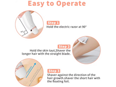 Rechargeable Electric Hair Remover Epilator Hair Shaver
