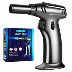 Butane Gas Blow Torch Adjustable Refillable Kitchen Torch