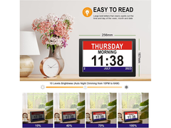 Digital Calendar Day Clock