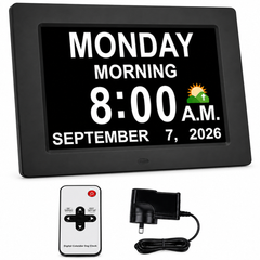 Digital Calendar Day Clock