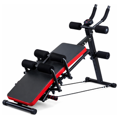 Workout Bench with LCD Monitor - Ab Machine