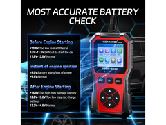 KONNWEI KW330 OBD2 Scanner with Battery Test