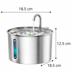 Cat Water Fountain Stainless Steel 2L