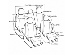 PU Leather Car Seat Cover Set