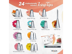 Round Cake Pan Set with Decorating Tools