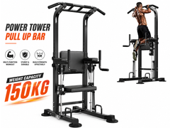 Power Tower Pull Up Bar Multi Function Dip Station