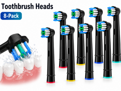 8 Pack Replacement Toothbrush Heads