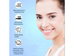 8 Pack Replacement Toothbrush Heads