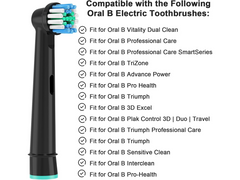 8 Pack Replacement Toothbrush Heads