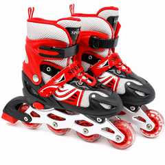 Adjustable Inline Roller Skates - Adjustable Inline Roller Skates / Medium (EU 33–37)