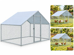 Outdoor Chicken Run with Roof Cover