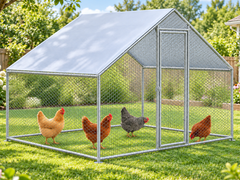 Outdoor Chicken Run with Roof Cover