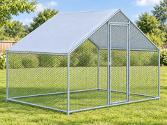 Outdoor Chicken Run with Roof Cover