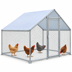 Outdoor Chicken Run with Roof Cover