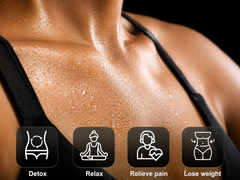 Steam Sauna with Red Light Therapy