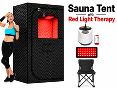 Steam Sauna with Red Light Therapy