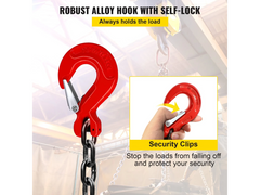 4 Leg Lifting Chain Chain Sling with Grab Hooks 5 Ton
