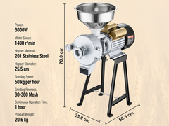 Electric Grain Mill Grinder Machine 3000W