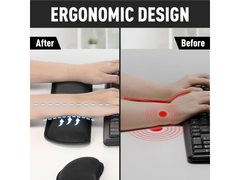 Memory Foam Keyboard Wrist Rest Set