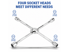 Cross Wrench Spanner 18"