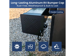 Aluminum RV Bumper End Cap